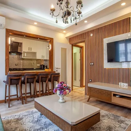 公寓 Super House 75 Mt 2 Bedrooms 1 Living Center 伊斯坦布尔